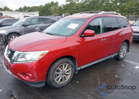 2015 Nissan Pathfinder S из США, поврежденный, VIN 5N1AR2MM9FC659250